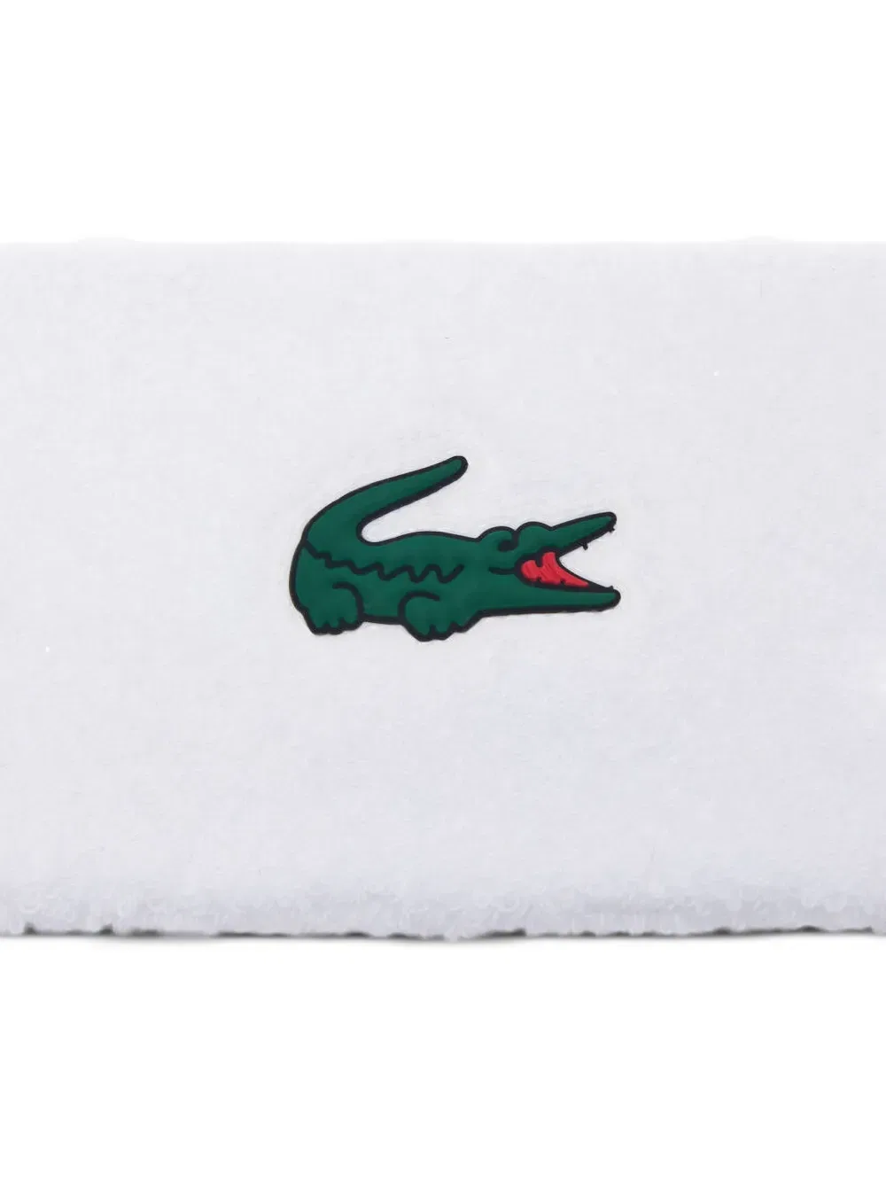Повязка на голову с логотипом Lacoste, белый — фото 2