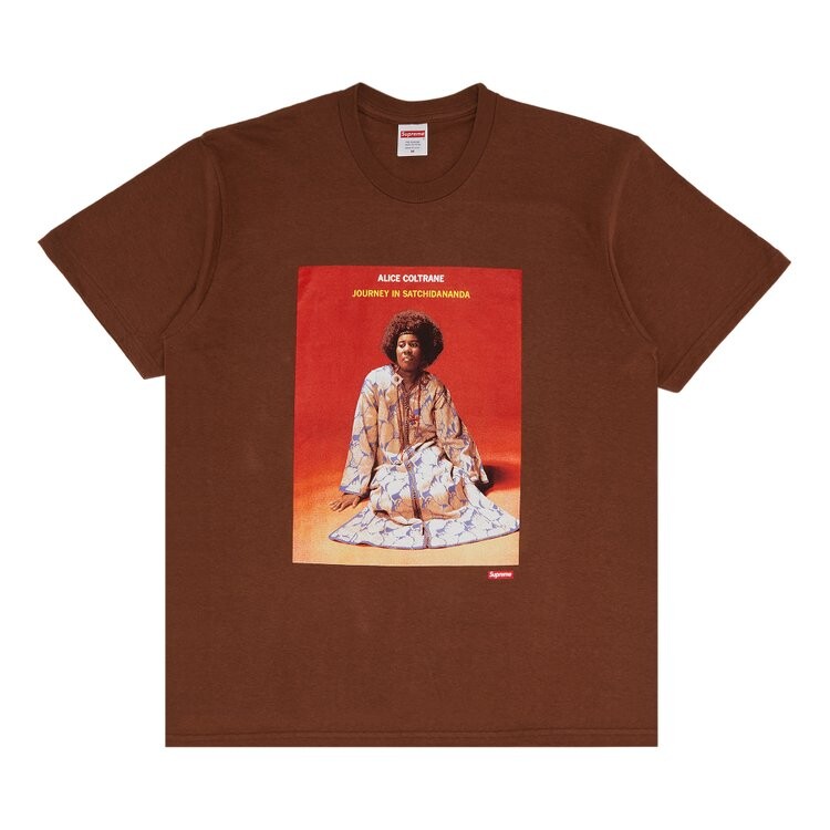 

Футболка Supreme Satchidananda Tee, коричневый