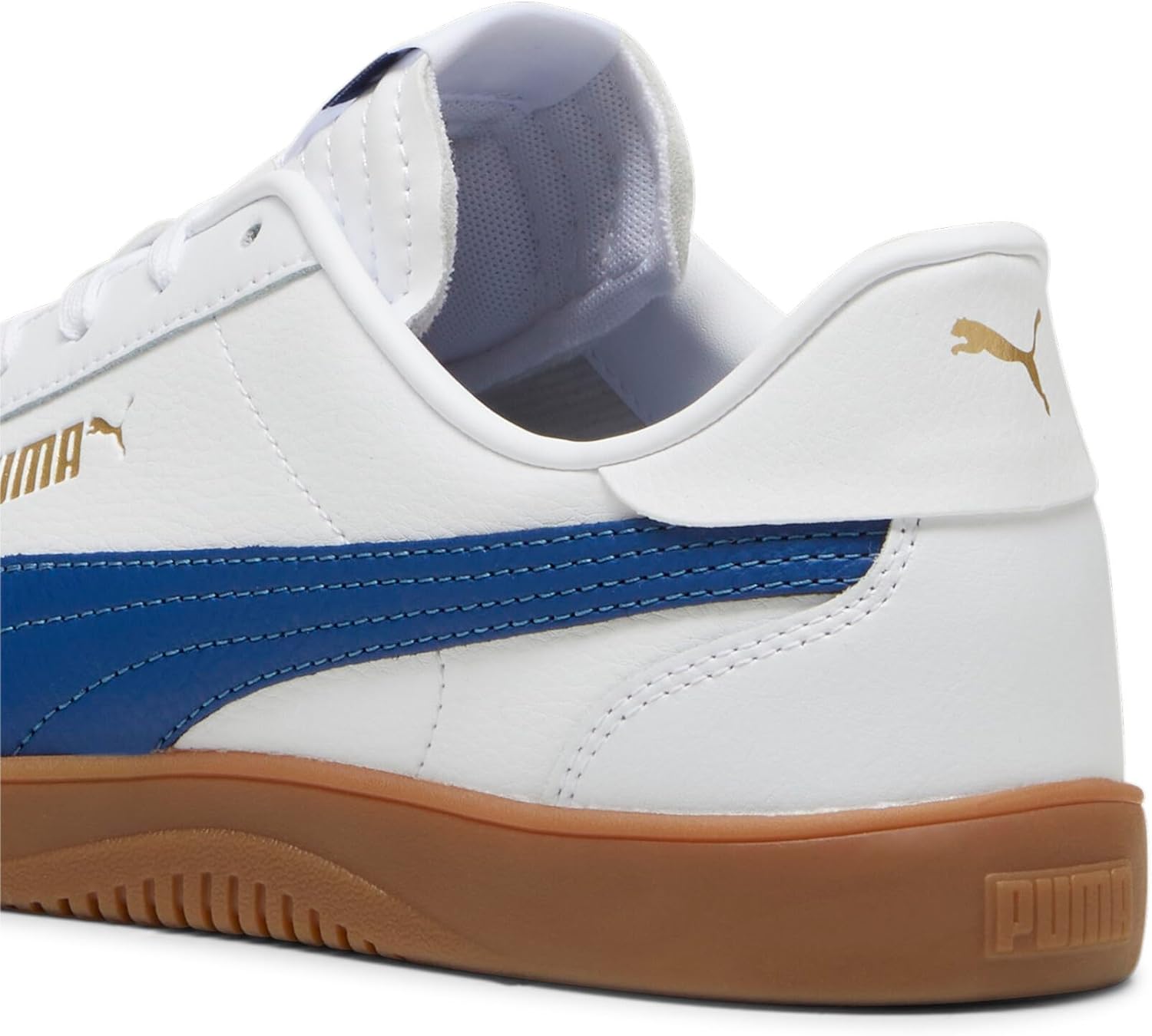 Кроссовки Puma Mens Club 5v5, белый/золотой — фото 3