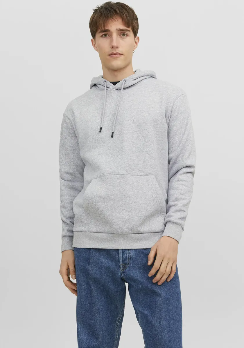 

Толстовка Jack & Jones с капюшоном "JJEBRADLEY SWEAT HOOD NOOS", серый