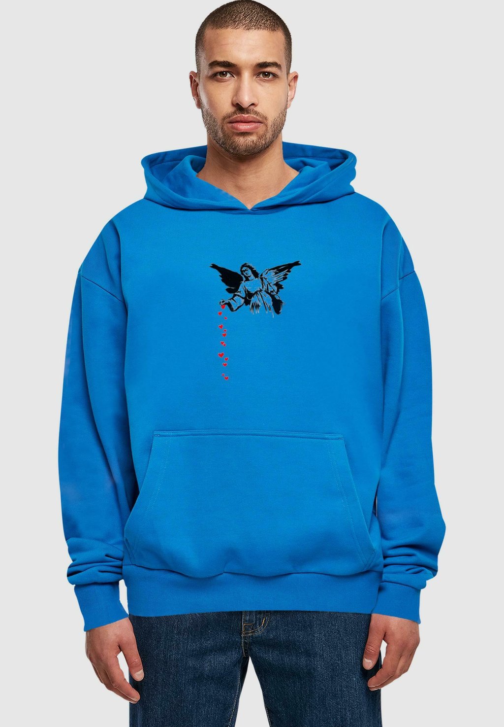 

Толстовка BANKSY - HEARTS ULTRA HEAVY - Hoodie Merchcode, синий