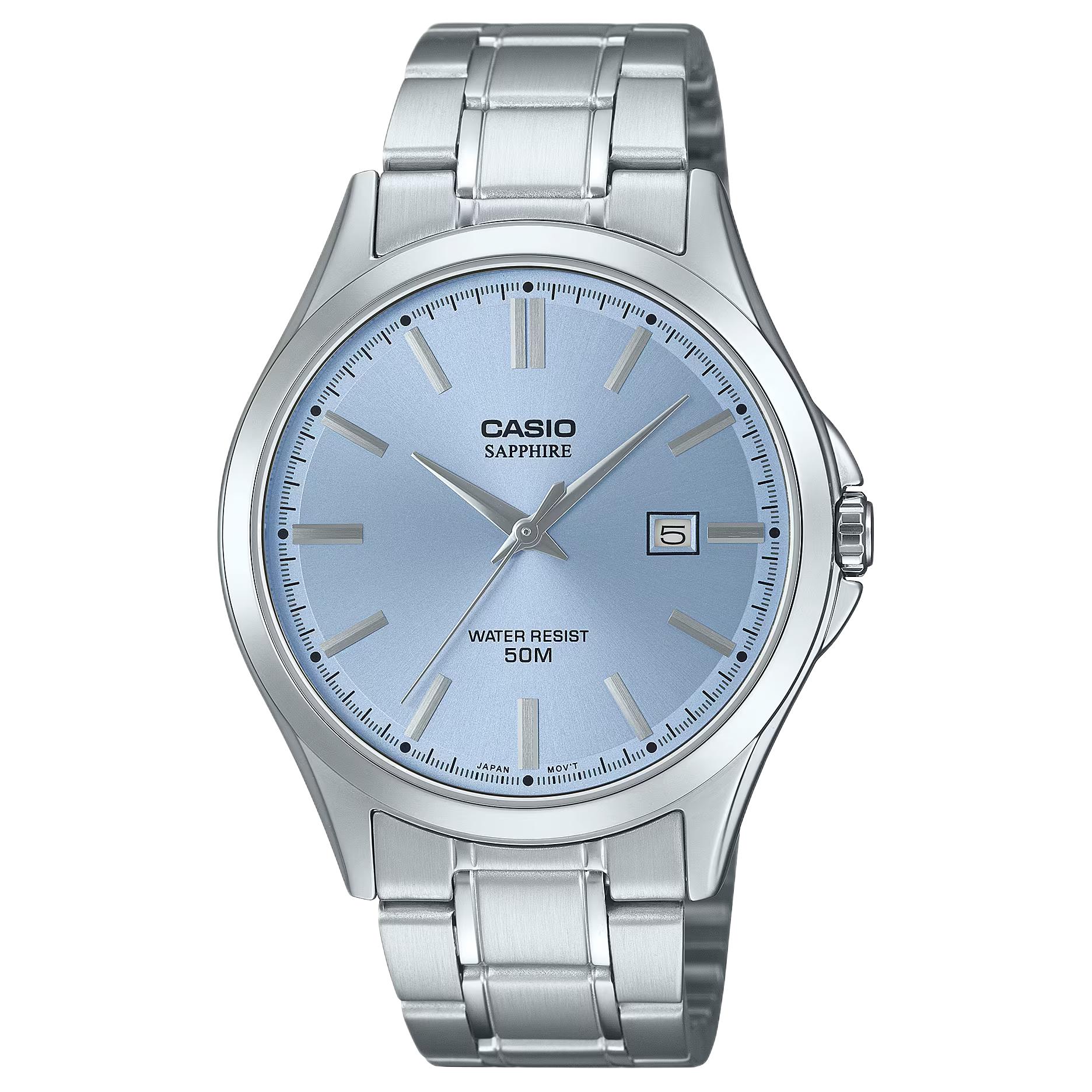 

CASIO G SHOCK коллекция кварцевый механизм браслет из нержавеющей стали часы унисекс синий циферблат