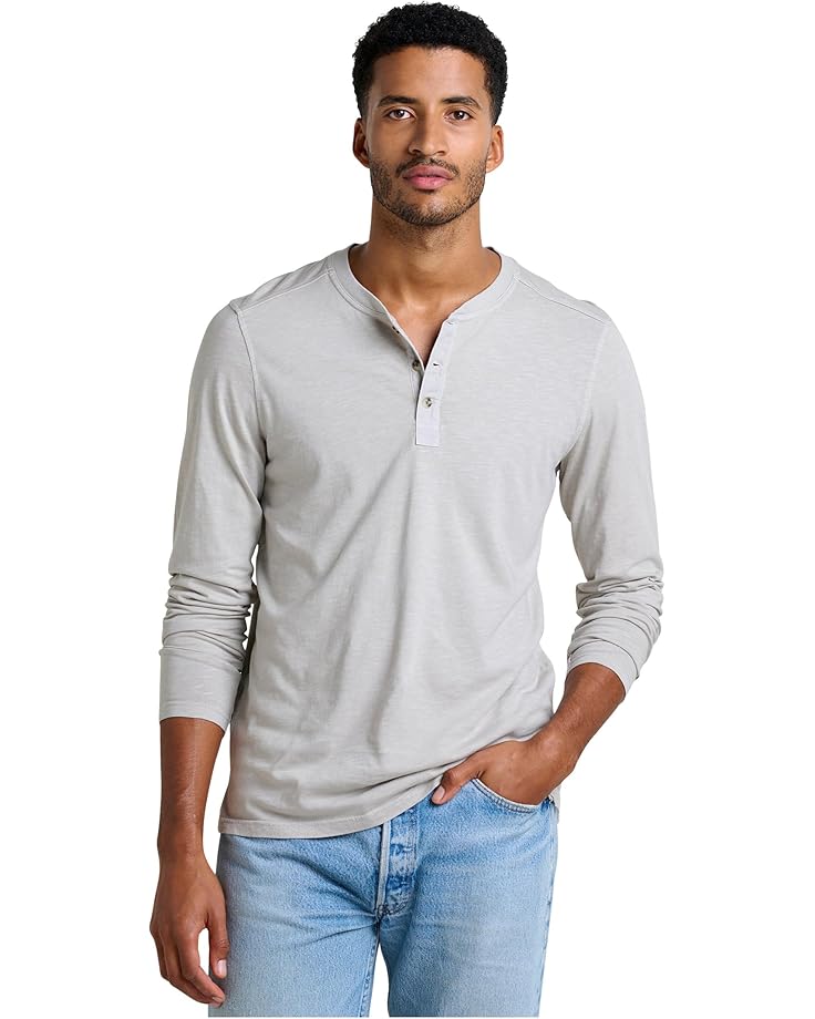 

Мужская футболка-поло Toad&Co Primo Long Sleeve Henley, Basalt