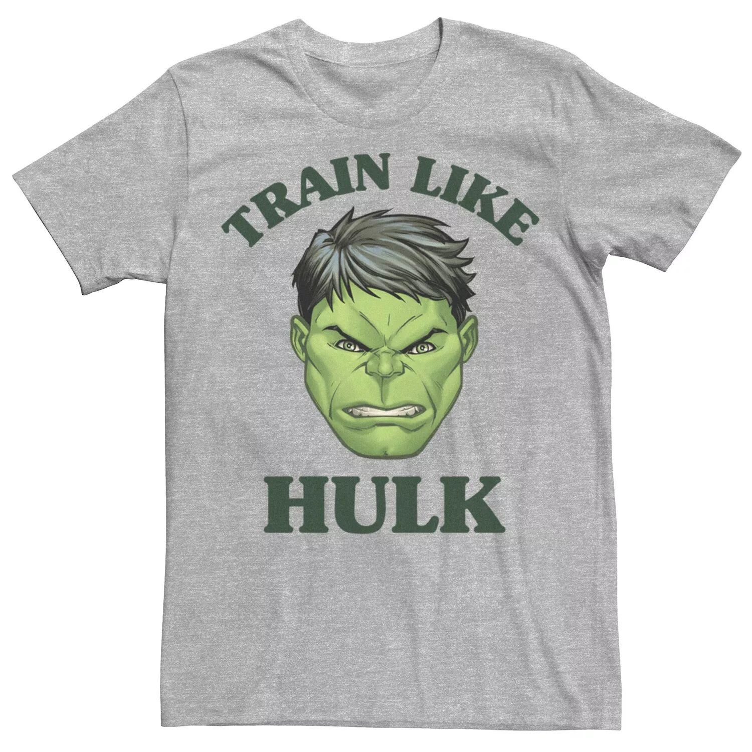 

Мужская футболка с рисунком Marvel Train Like Hulk Head Shot