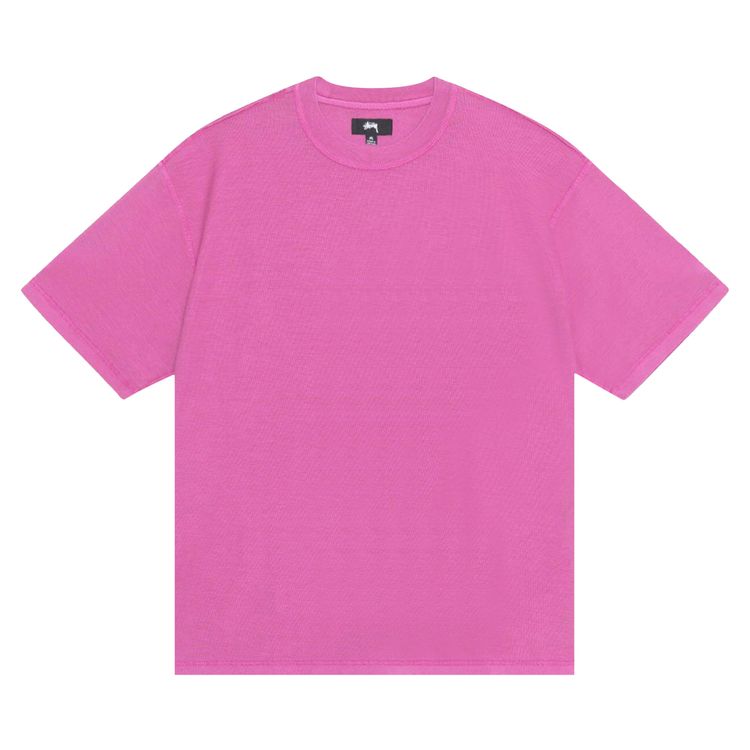 

Футболка Stussy Lazy Tee Magenta, розовый