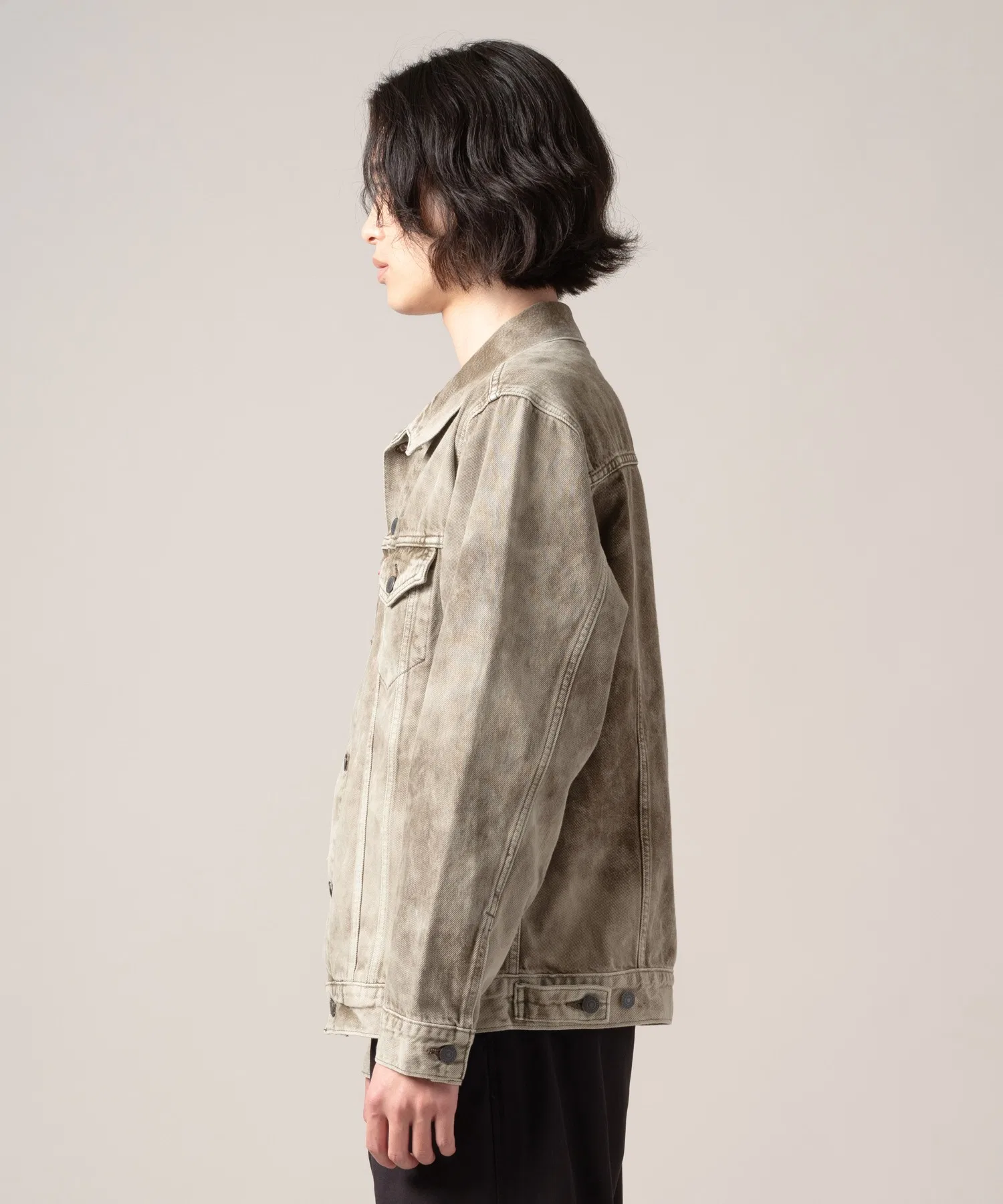 Джинсовая куртка Levi's TYPE V свободного кроя. — фото 2