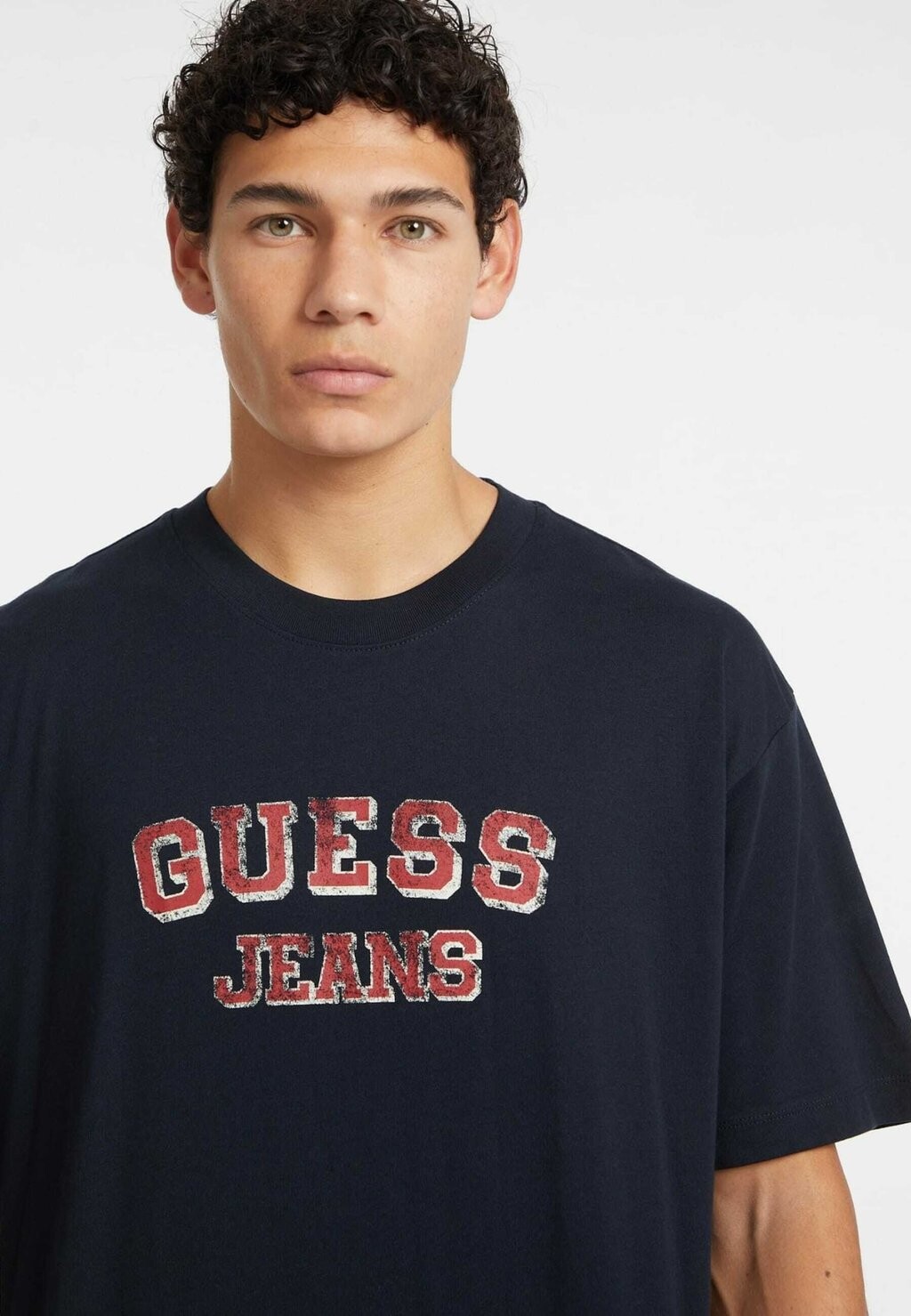 

Футболка с принтом VINTAGE Guess Jeans, черный
