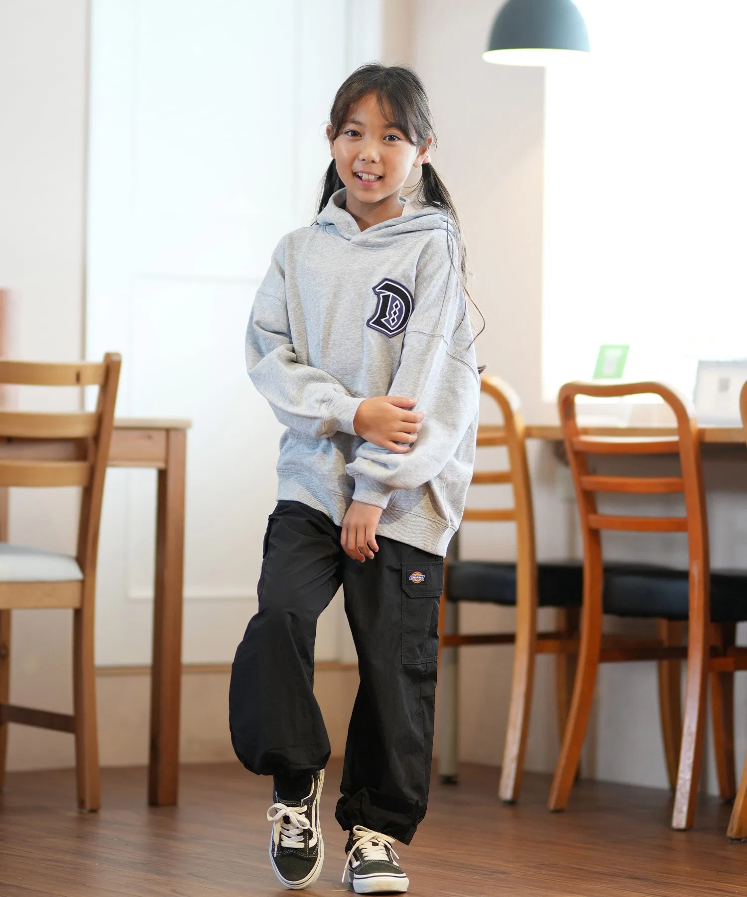 [Эксклюзив от Murasaki Sports] Детские длинные брюки Dickies MS DK из нейлона, брюки-карго 80753400 — фото 4