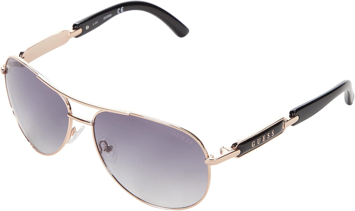 

Солнцезащитные очки-авиаторы GUESS GU7295, блестящие, розовое золото/дымчатое зеркало, женские, классический стиль, полная оправа, металл, коричневые зеркальные линзы, дымчатое зеркало, неполяризованные