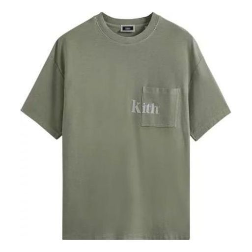 

Футболка KITH Quinn Tee 'Cavan', зеленый