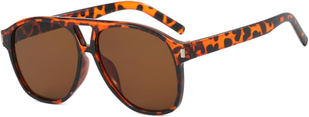 

Солнцезащитные очки в крупной оправе для женщин и мужчин, роскошные дизайнерские винтажные солнцезащитные очки, популярные панк-очки для активного отдыха с заклепками, очки с защитой от УФ-излучения UV400 SZVVBKK, Leopard Brown