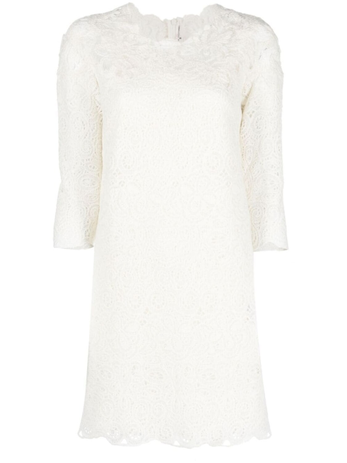 

Ermanno Scervino кружевное платье мини, белый