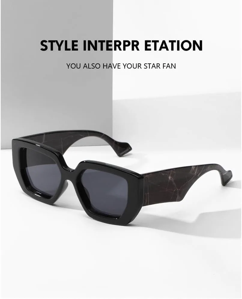 

Разноцветные солнцезащитные очки для женщин с широкими дужками, мужские дорожные очки, мужские и женские очки с защитой от УФ-излучения UV400, ретро HYYZZC, Grey