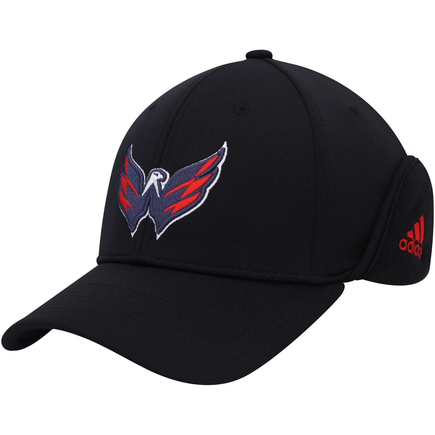 

Мужская черная кепка с наушниками adidas Washington Capitals