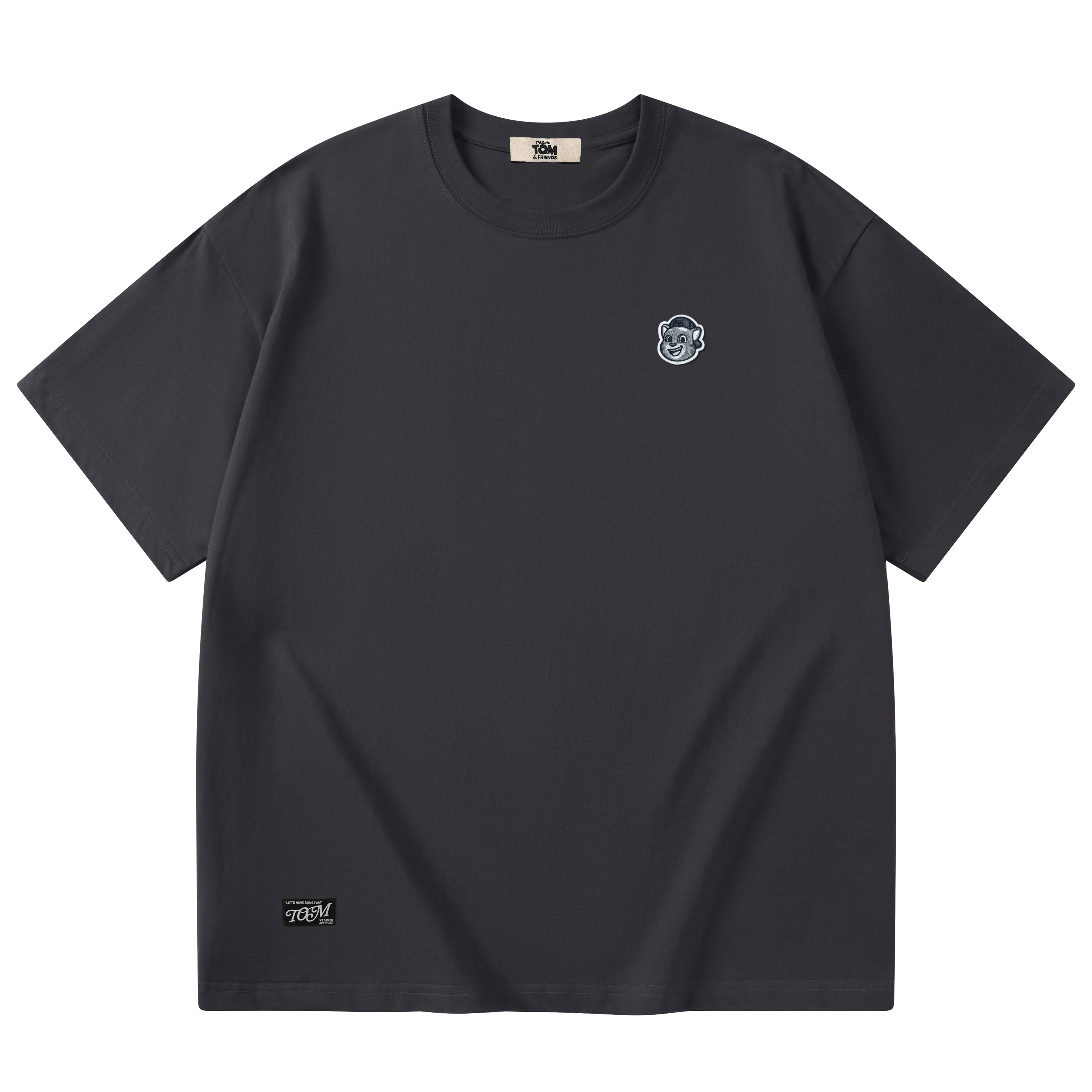 

Футболка с коротким рукавом Unisex TALKING TOM, темно-серый