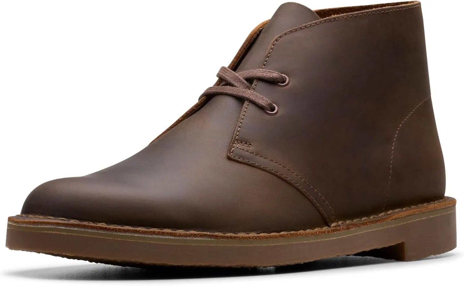 Ботинки Clarks, темно-коричневая кожа