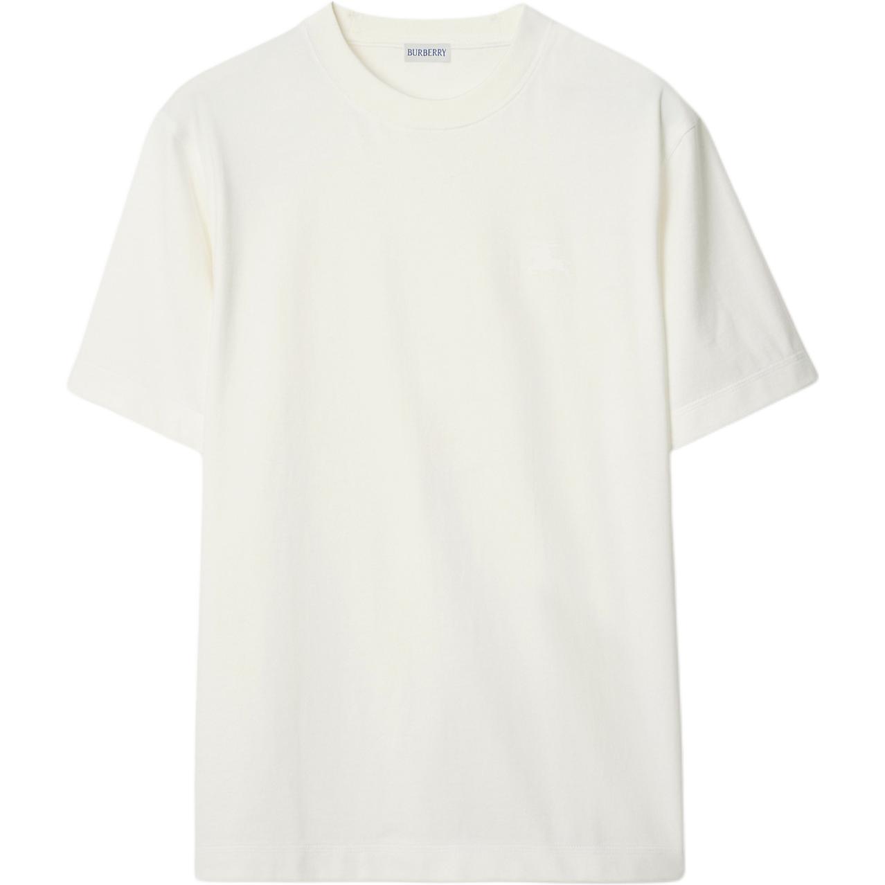 

Хлопковая футболка «Рыцарь-всадник» Burberry, белый