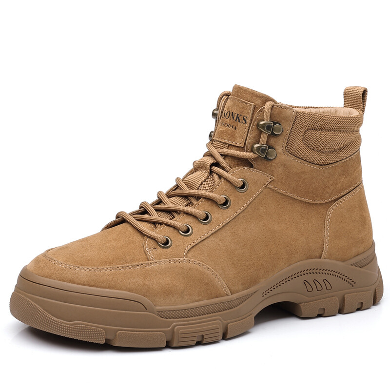 

Мужские ботинки Cahhrrn X Martin Boot Men Beige Weishibangwei