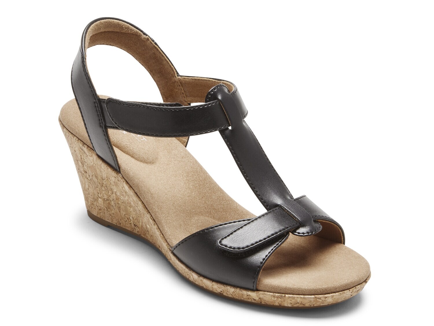 

Сандалии Blanca на танкетке Rockport, черный