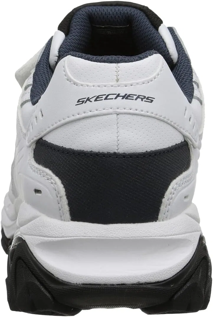 Мужские кроссовки Skechers Afterburn M.fit-Fin, White Navy — фото 2