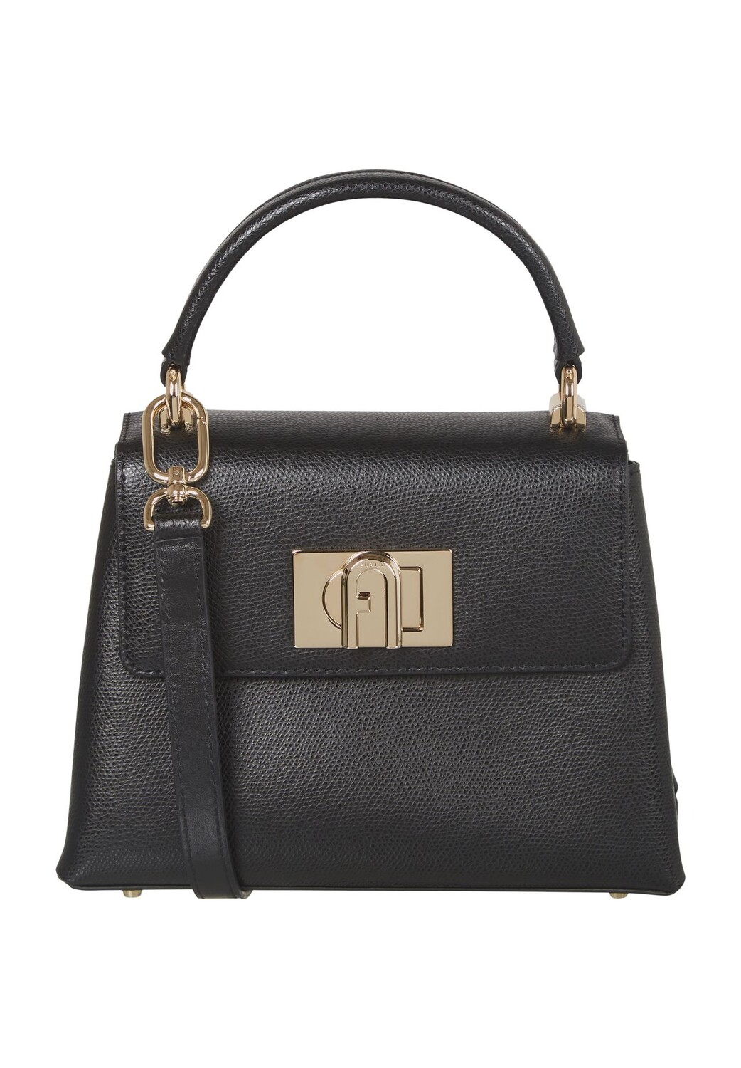 

Сумка кожаная, с поворотным замком, женская FURLA, цвет Nero