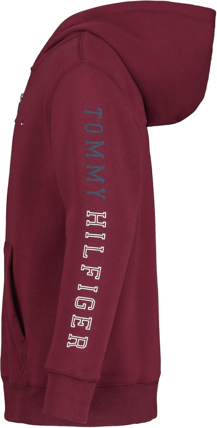 Толстовка Tommy Hilfiger для мальчиков с длинным рукавом, флисом, на молнии, с передними карманами, Prep Port — фото 2