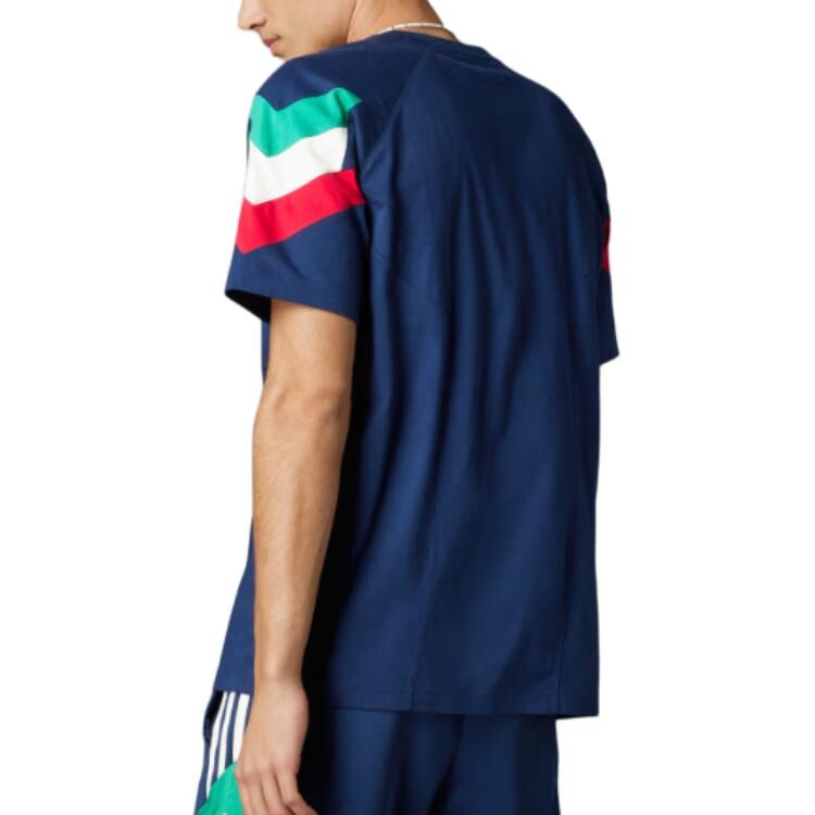 Футболка мужская темно-синяя Adidas Originals, темно-синий — фото 3