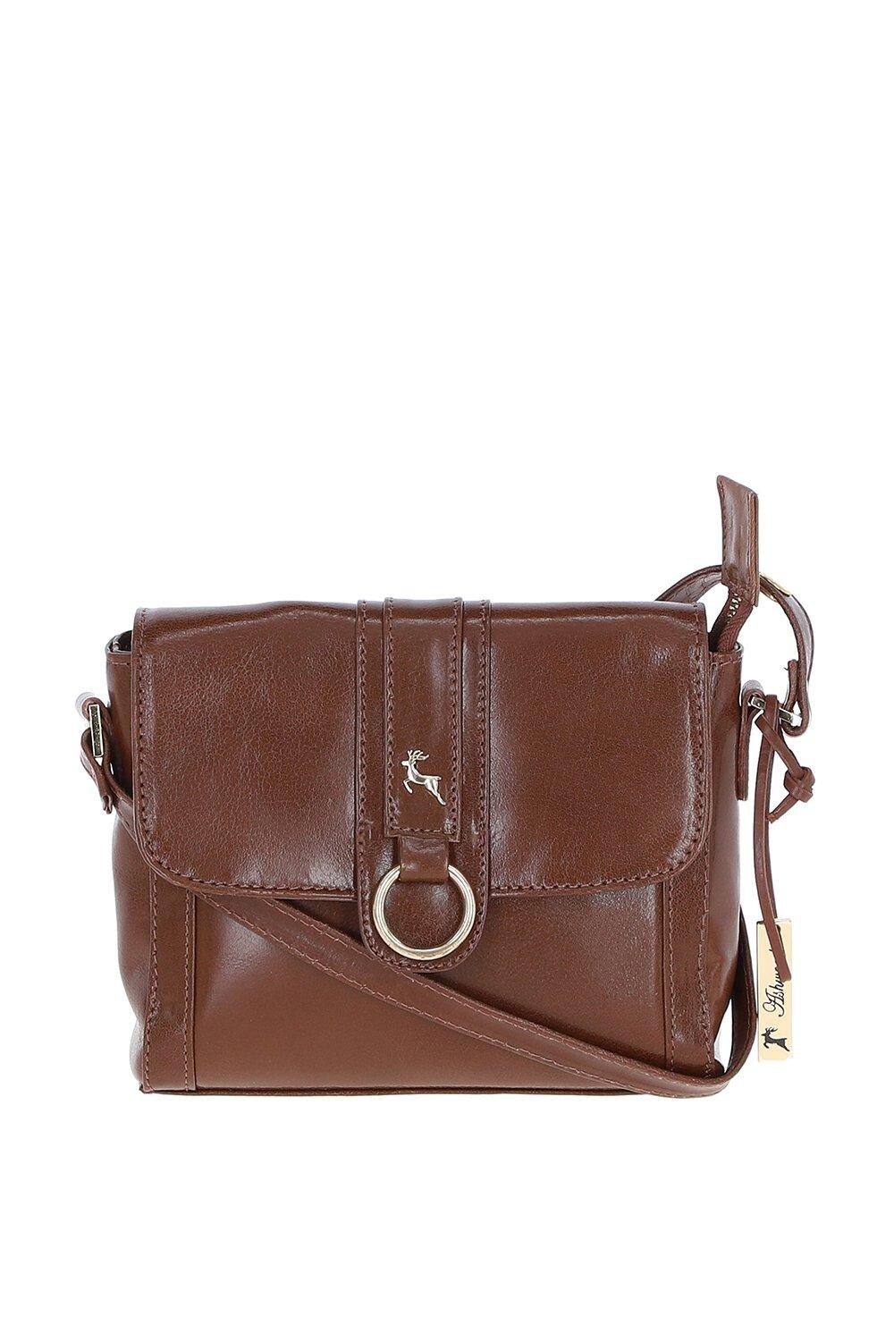 

Сумка через плечо из кожи растительного дубления Ashwood Leather, коричневый