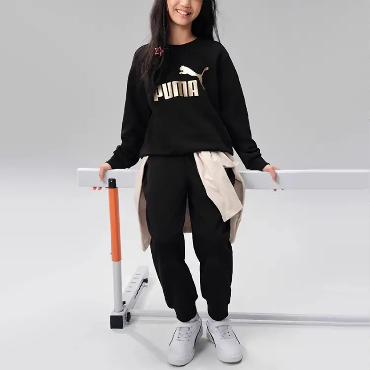 PUMA Повседневные спортивные брюки Sportstyle Collection Black детские — фото 4