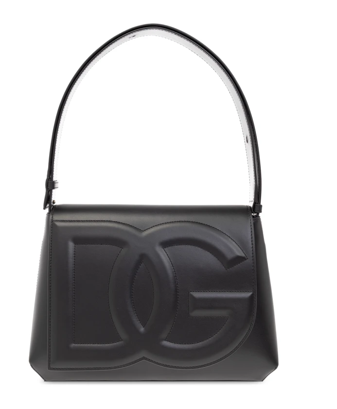 

Сумка через плечо с логотипом Dolce & Gabbana, черный