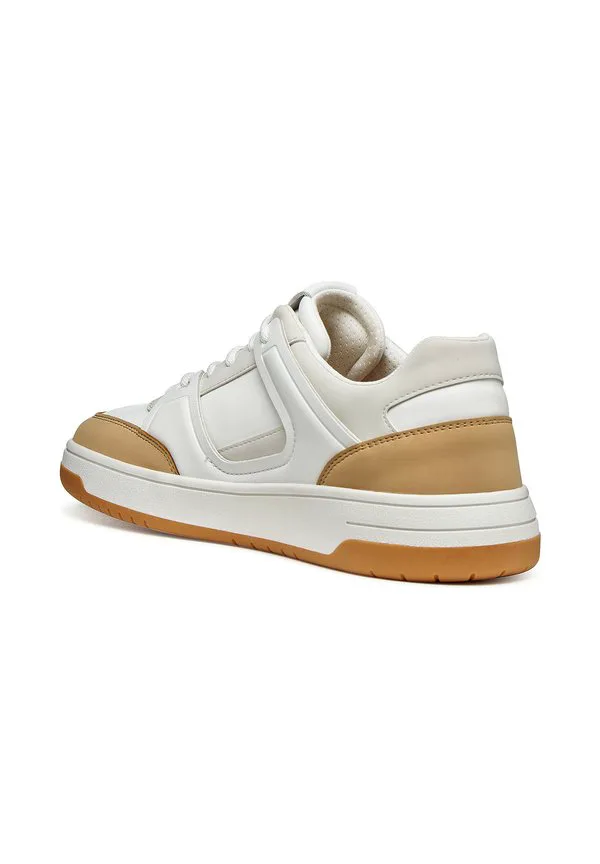 Низкие кроссовки sedral court Geox, Natural White — фото 4