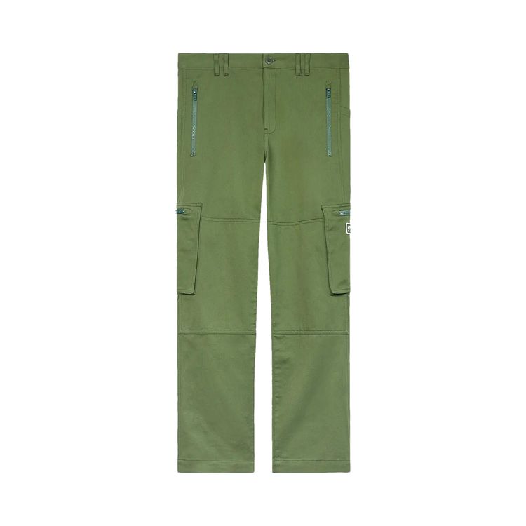 

Брюки Kenzo Slim Cargo Pant Dark Khaki, зеленый