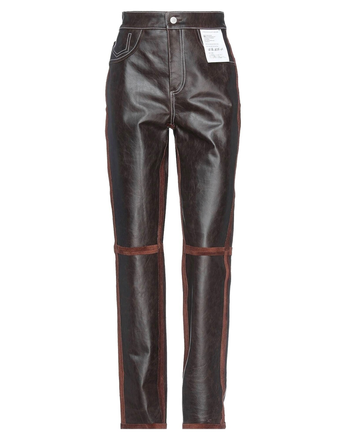 

Брюки Mm6 Maison Margiela, темно-коричневый