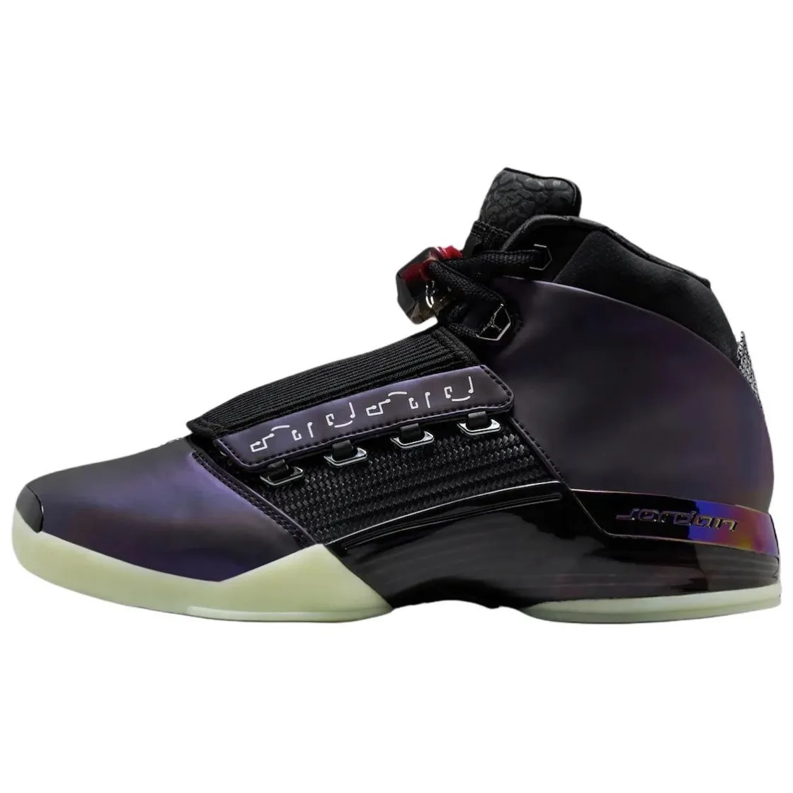 Jordan Air 17 Vintage Basketball Shoes Unisex White Gray