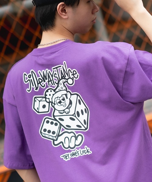 

SIDEWAY STANCE Футболка с короткими рукавами и графическим принтом Sideways Stance, фиолетовая