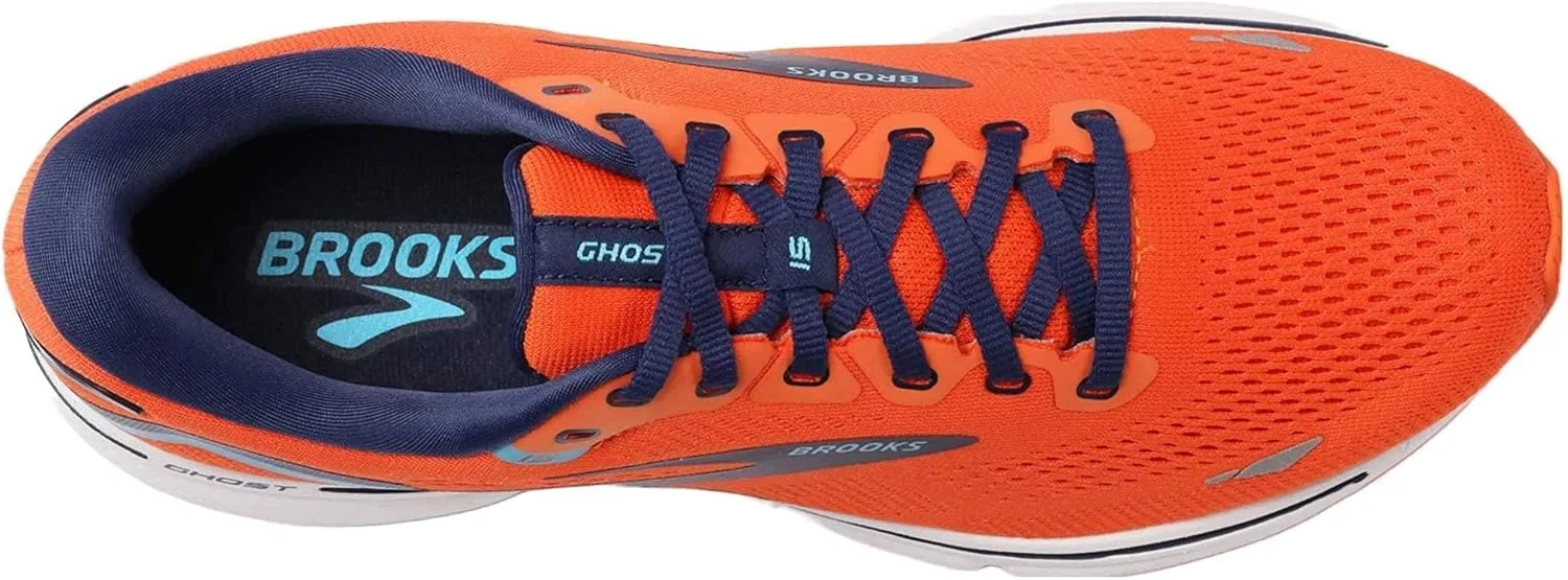 Мужские беговые кроссовки Brooks Ghost 15 нейтрального цвета, Black/Ebony/Nightlife — фото 3