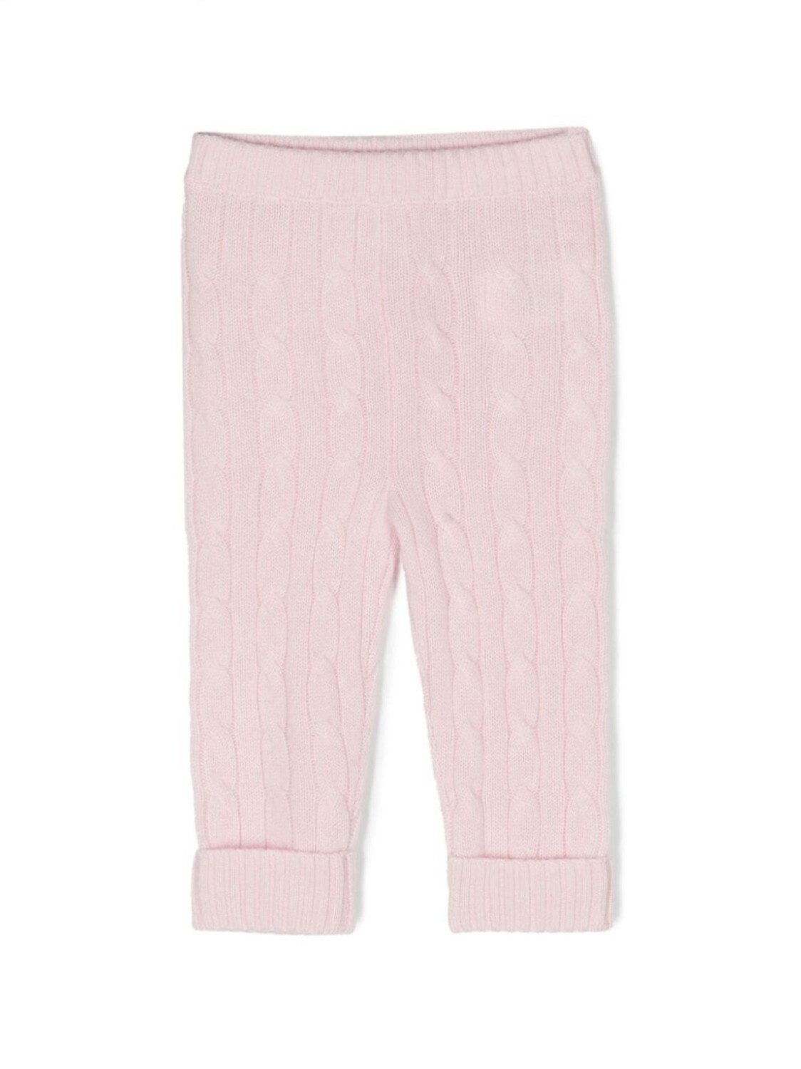 

Ralph Lauren кашемировые легинсы фактурной вязки, розовый