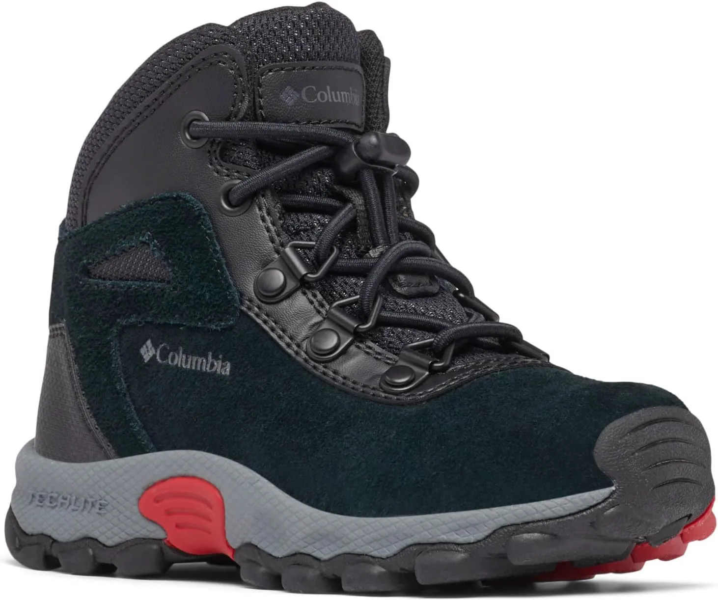 Унисекс-кроссовки Columbia Youth Newton Ridge Amped, черный/красный — фото 3
