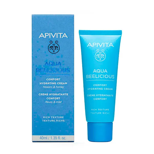 Крем для лица Apivita — Увлажняющий Aqua Beelicious Crema Comfort, 40 мл — фото 2