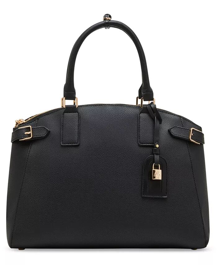 

Сумка-портфель с изогнутым ремнем и поясом Anne Klein, черный
