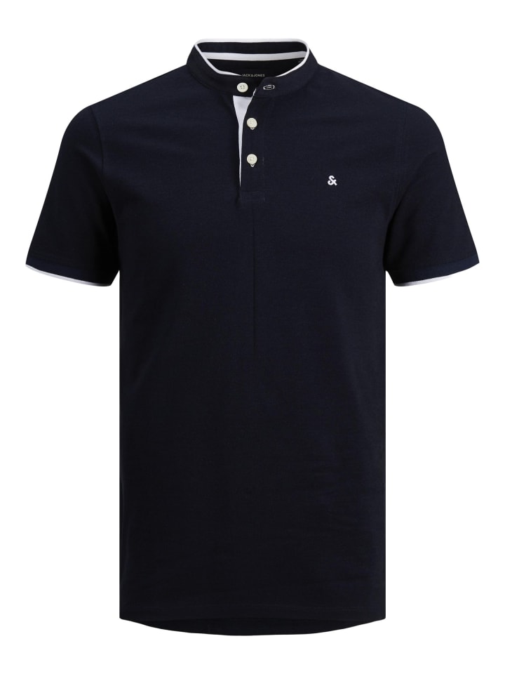

Рубашка-поло Jack & Jones, темно-синий