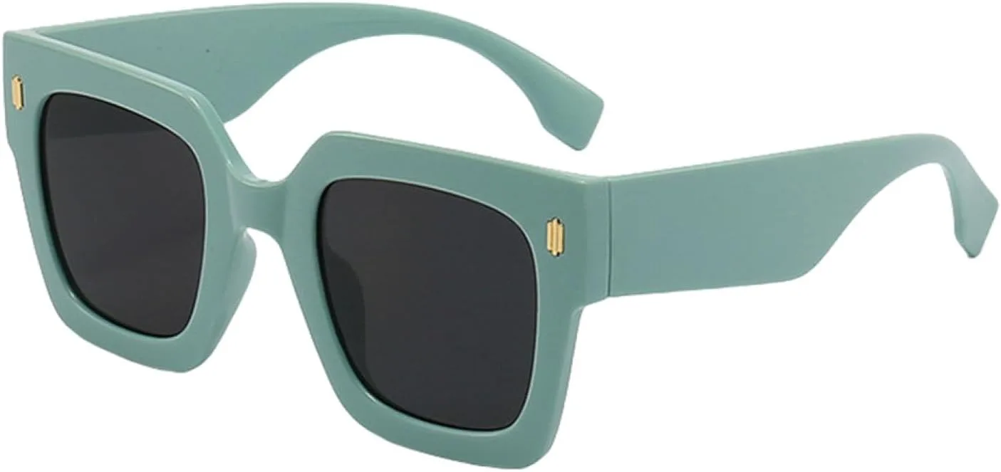 

Классические роскошные солнцезащитные очки в крупной оправе для женщин и мужчин, модные, винтажные, популярные, с защитой от УФ-излучения UV400 TYUVIVO, C9