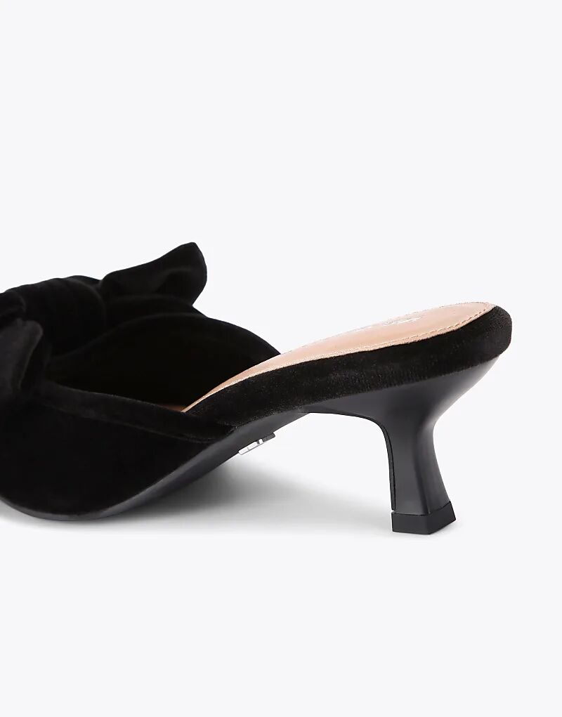 Босоножки на каблуке KG Kurt Geiger Sophia черного цвета — фото 4