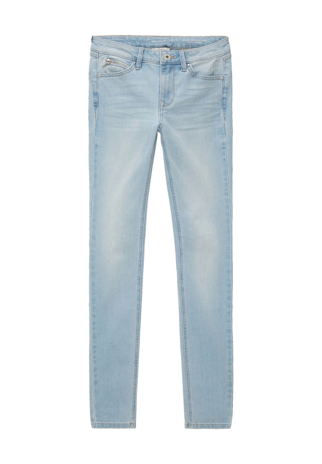

Джинсы Jona, очень зауженный крой, с 5 карманами, женские Tom Tailor, цвет Clean Light Blue