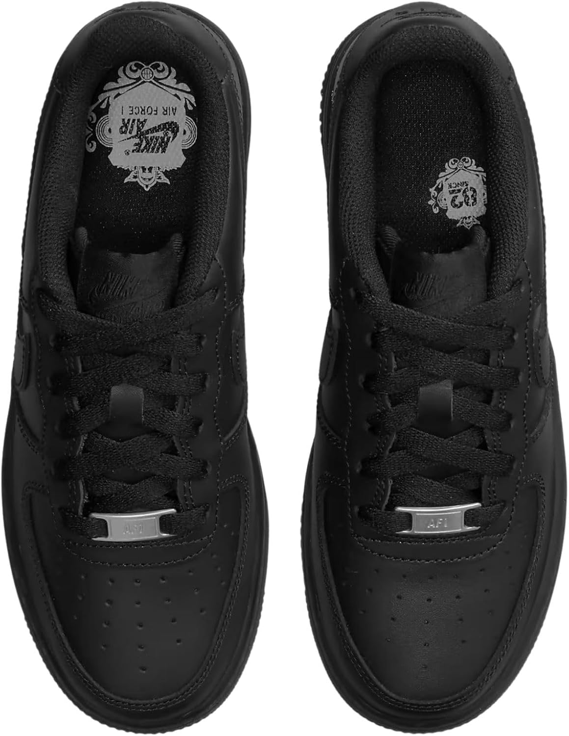 Детские баскетбольные кроссовки Nike Air Force 1 (GS), черный — фото 3