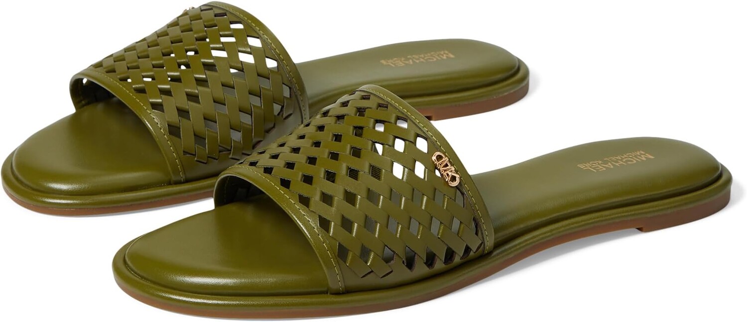 

Сандалии MICHAEL Michael Kors Saylor Slide, цвет Smokey Olive