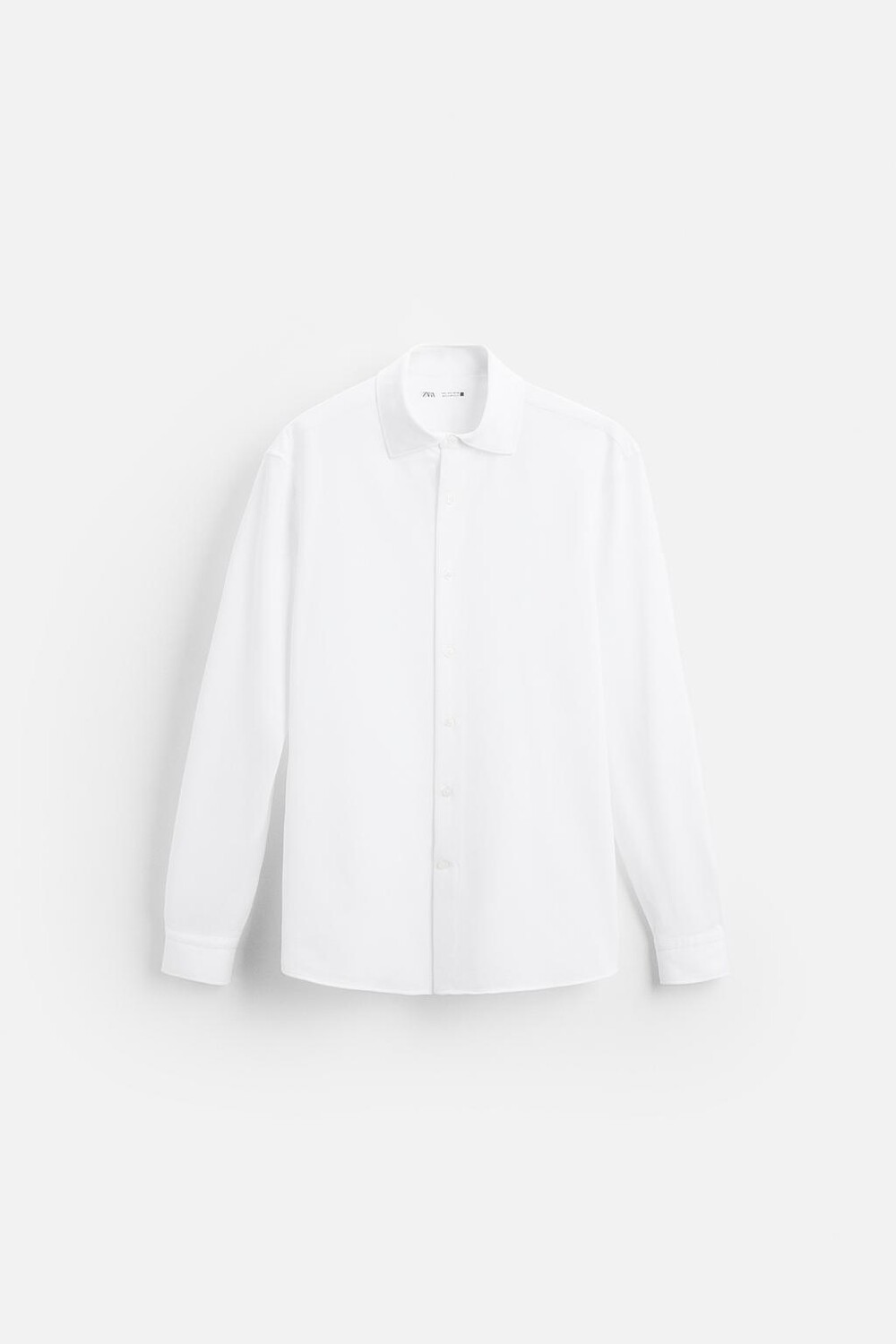 

Текстурная рубашка ZARA, белый