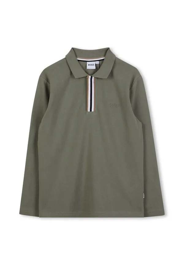 Детская футболка с длинным рукавом Boss Kidswear, Green