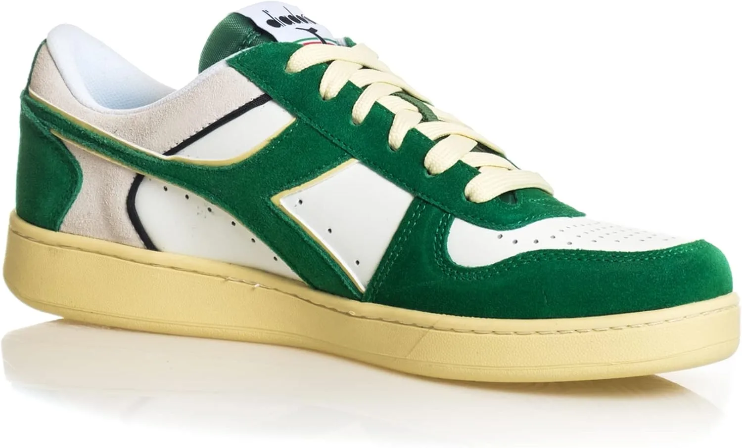 Кроссовки Diadora Unisex Magic Low из замши, зеленый — фото 3