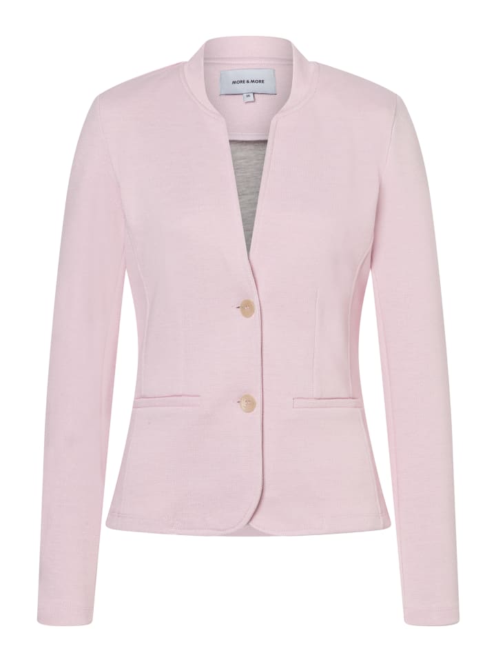 

More & More Слегка приталенный эластичный блейзер цвета сорбетовой розы
